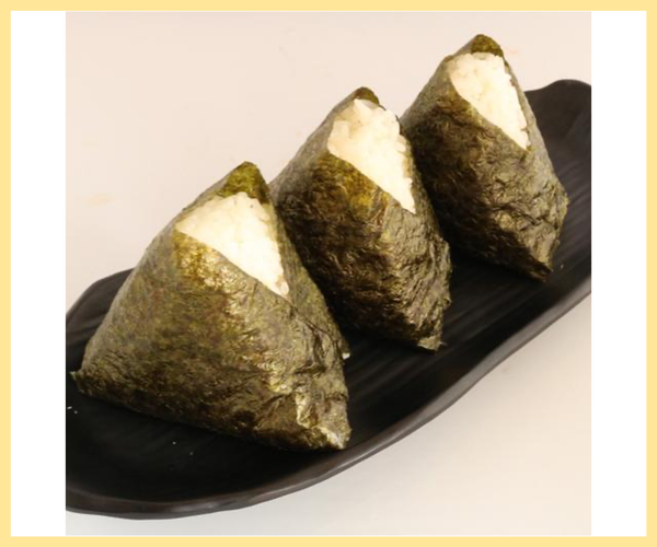 Plain Onigiri with Seaweed 1pc
